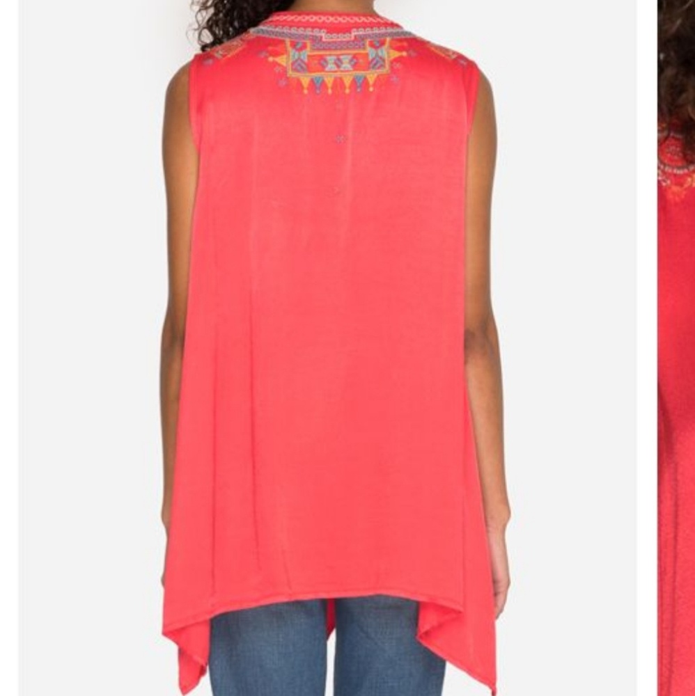 Johnny was VERSAIRO CRINKLE SATIN TUNIC - Picture 5 of 8